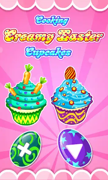 Play APK Easter Cupcakes Cooking  and enjoy Easter Cupcakes Cooking with UptoPlay air.com.quicksailor.CookingCreamyEasterCupcakes