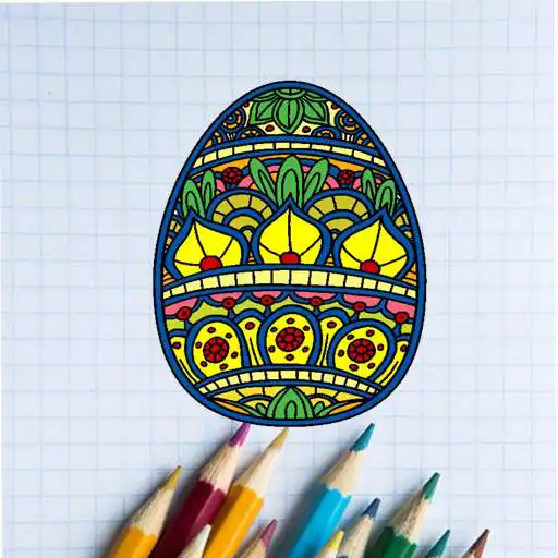 Play easter egg coloring book APK