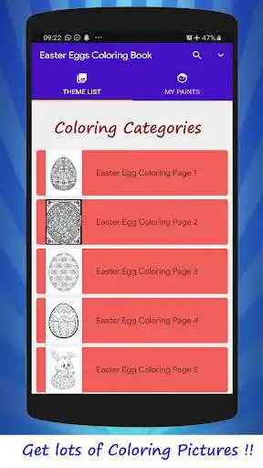 Play easter egg coloring book  and enjoy easter egg coloring book with UptoPlay