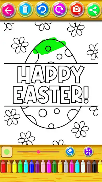 Play Easter egg coloring pages as an online game Easter egg coloring pages with UptoPlay