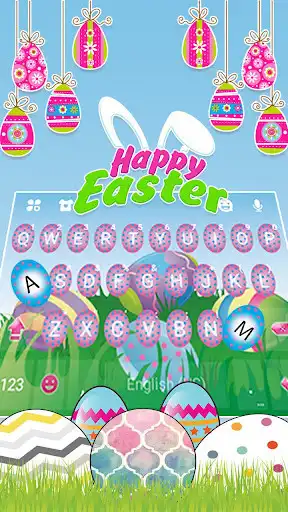 Play Easter Eggs Keyboard Theme as an online game Easter Eggs Keyboard Theme with UptoPlay