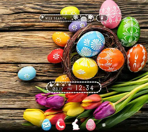 Play Easter Eggs  Tulips Theme
