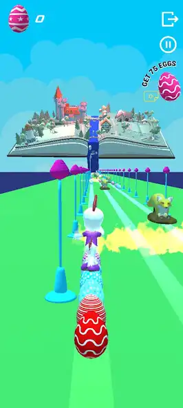 Play Easter Farm Runner as an online game Easter Farm Runner with UptoPlay