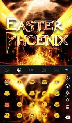 Play Easter Phoenix Keyboard Theme