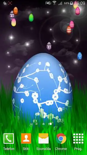 Play Easter Wallpaper Animated Eggs