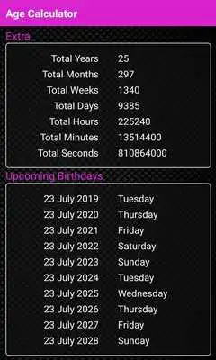 Play Easy Age Calculator - Birthday Play Easy Age Calculator - Birthday