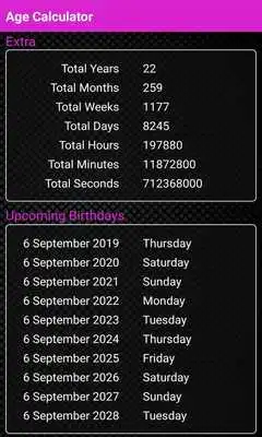 Play Easy Age Calculator - Birthday Play Easy Age Calculator - Birthday