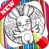 Free play online Easy Book Coloring for Rabbids by Fans APK