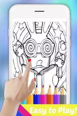 Play Easy Book Coloring for Rabbids by Fans