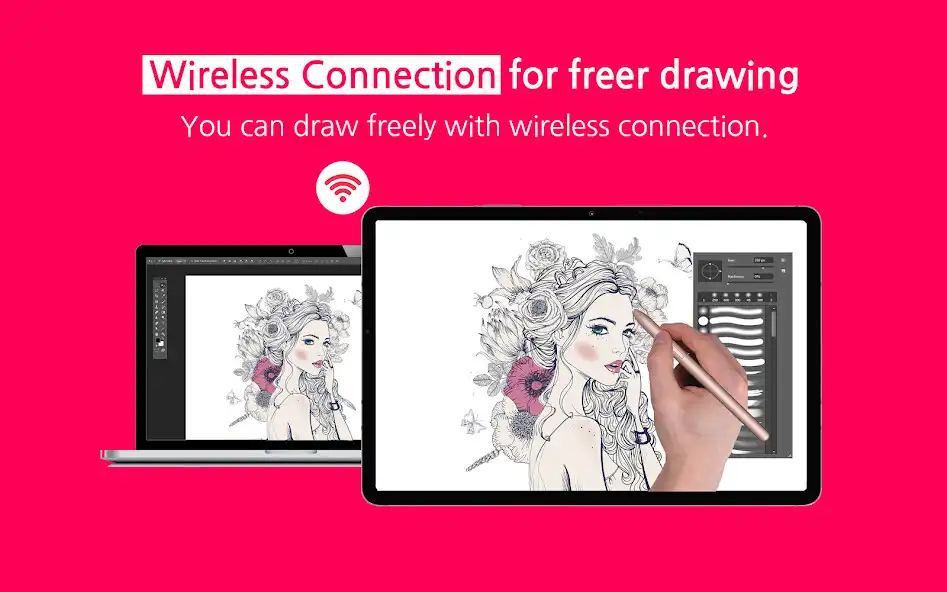 Play EasyCanvas -Graphic tablet App as an online game EasyCanvas -Graphic tablet App with UptoPlay