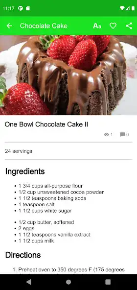 Play Easy Chocolate Cake Recipe as an online game Easy Chocolate Cake Recipe with UptoPlay