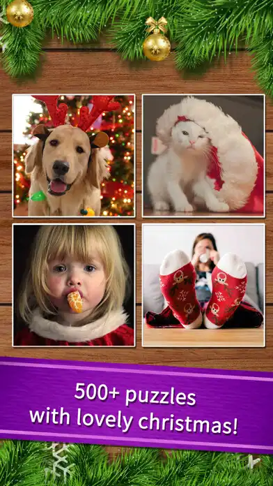 Play Easy christmas puzzle as an online game Easy christmas puzzle with UptoPlay
