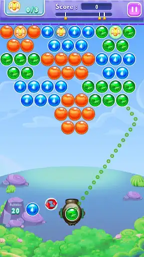 Play Easy Color Bubbles Pop Mania as an online game Easy Color Bubbles Pop Mania with UptoPlay