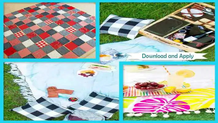 Play Easy DIY Colorful Picnic Blanket