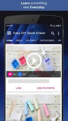 Play Easy DIY Spiral Eraser