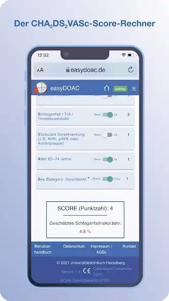 Play easyDOAC as an online game easyDOAC with UptoPlay