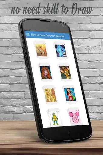 Play Easy Drawing Cartoon Character as an online game Easy Drawing Cartoon Character with UptoPlay