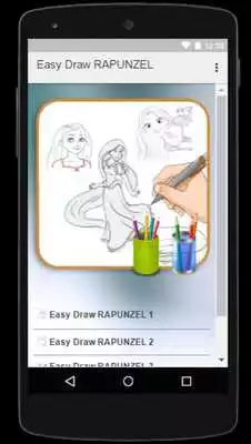 Play Easy Draw RAPUNZEL