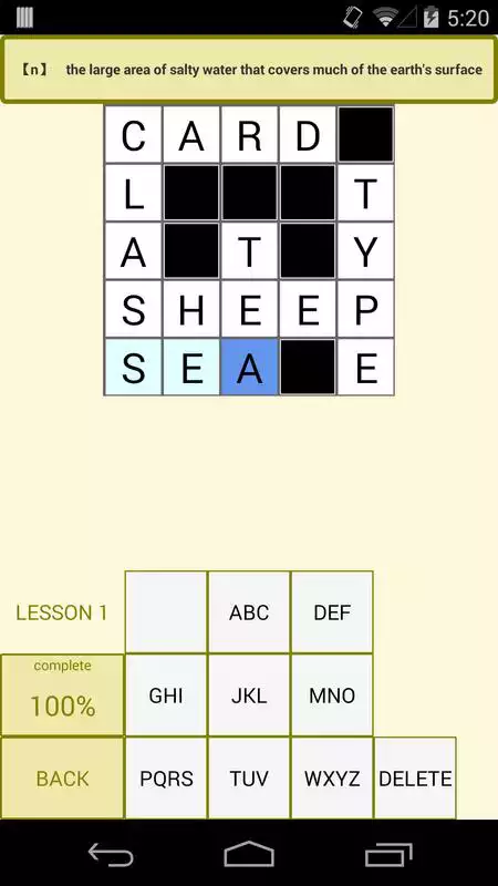 Play Easy English Crossword