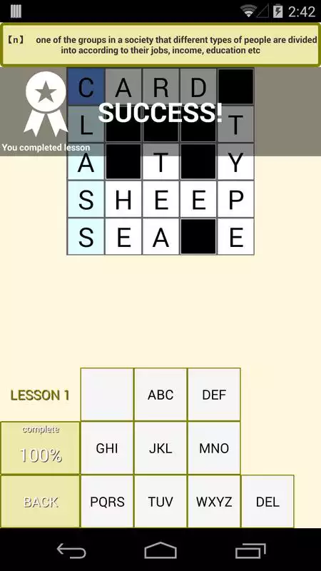 Play Easy English Crossword
