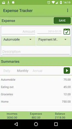 Play Easy Expense Tracker as an online game Easy Expense Tracker with UptoPlay