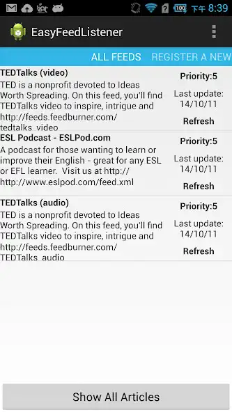 Play EasyFeedListener  and enjoy EasyFeedListener with UptoPlay