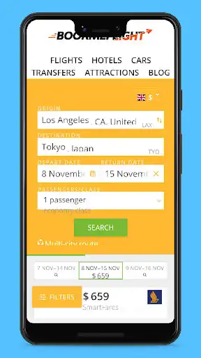 Play Easy Flight & Hotel Booking as an online game Easy Flight & Hotel Booking with UptoPlay