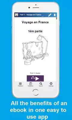 Play Easy French Stories for Beginner, Voyage en France