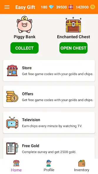 Play Easy Gift - Earn Game Credits  and enjoy Easy Gift - Earn Game Credits with UptoPlay