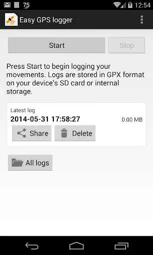 Play Easy GPS logger