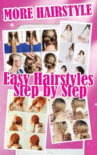 Play Easy Hairstyles Step by Step as an online game Easy Hairstyles Step by Step with UptoPlay