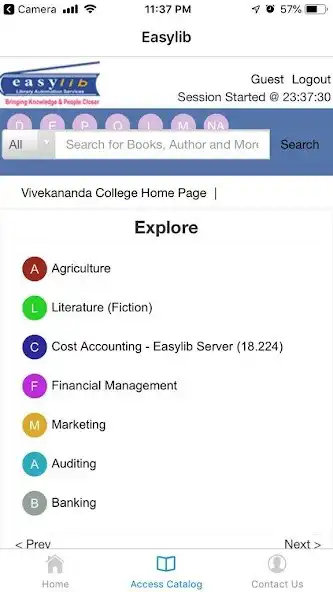 Play Easylib Vivekananda Degree Col as an online game Easylib Vivekananda Degree Col with UptoPlay