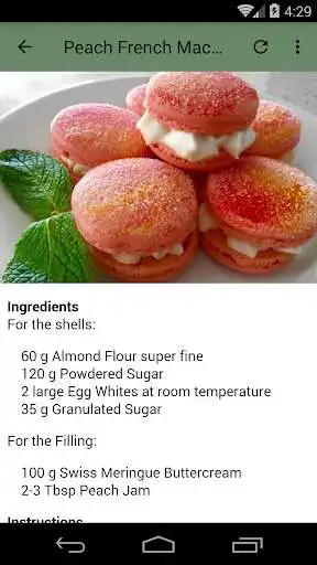 Play Easy macarons recipes as an online game Easy macarons recipes with UptoPlay