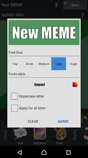 Play Easy Meme Maker as an online game Easy Meme Maker with UptoPlay