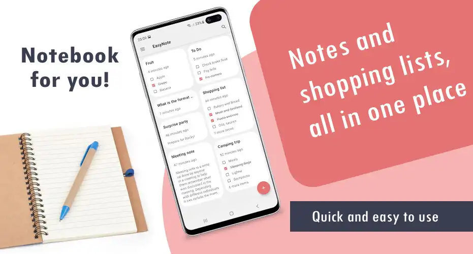 Play Easy Note - Notebook, Notepad  and enjoy Easy Note - Notebook, Notepad with UptoPlay