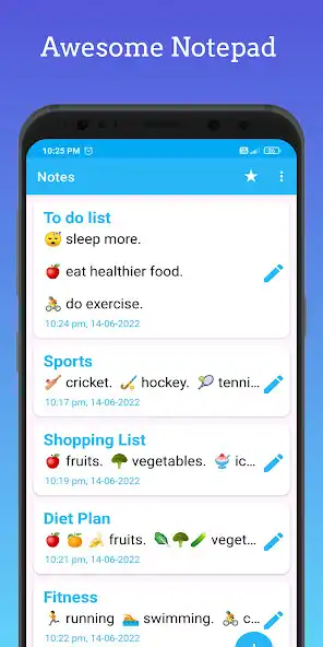 Play Easy Notes - notes and lists as an online game Easy Notes - notes and lists with UptoPlay