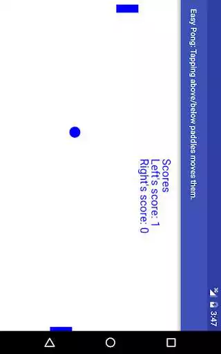 Play Easy Pong (Ad-less, free) as an online game Easy Pong (Ad-less, free) with UptoPlay