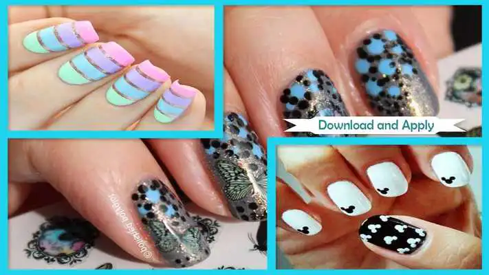 Play Easy Retro Butterfly Nail Art