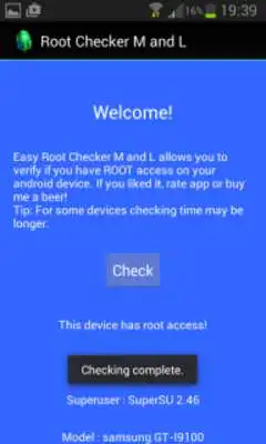 Play Easy Root Checker M  L  O