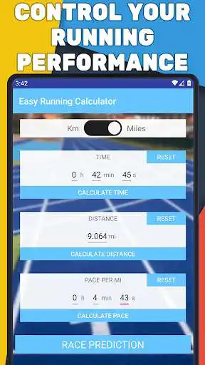 Play Easy Running Calculator (time,pace and distance) as an online game Easy Running Calculator (time,pace and distance) with UptoPlay