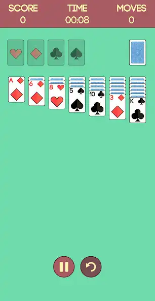 Play Easy Solitaire - Classic Klondike Game as an online game Easy Solitaire - Classic Klondike Game with UptoPlay