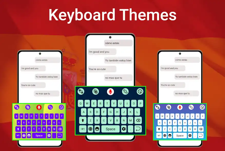 Play Easy Spanish Voice Keyboard as an online game Easy Spanish Voice Keyboard with UptoPlay