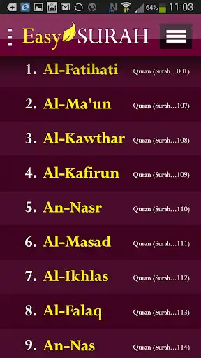 Play Easy Surah as an online game Easy Surah with UptoPlay