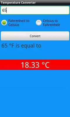 Play Easy Temperature Converter
