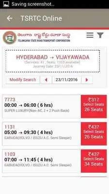 Play Easy TSRTC Online Bus Tickets Finder