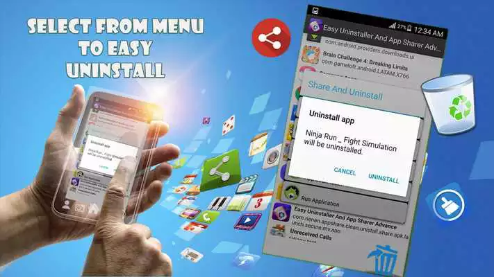 Play Easy Uninstaller App Share  Cache Cleaner App