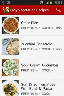 Play Easy vegetarian recipes
