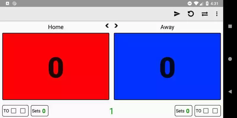 Play Easy Volleyball Scorekeeper