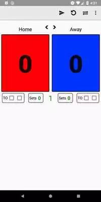 Play Easy Volleyball Scorekeeper
