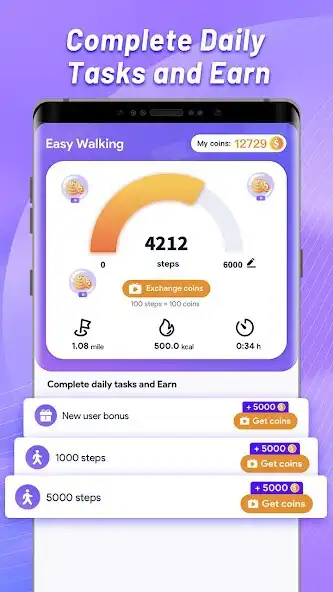Play Easy Walking - Step Tracker as an online game Easy Walking - Step Tracker with UptoPlay